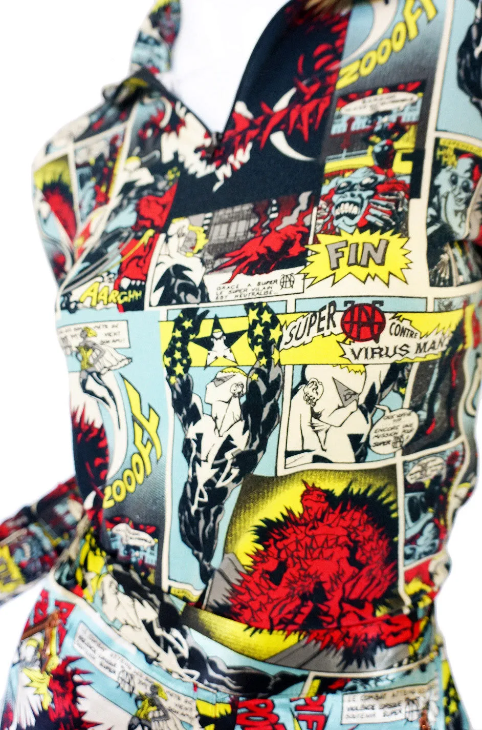 1990s JPG Cartoon Mini Skirt & Top