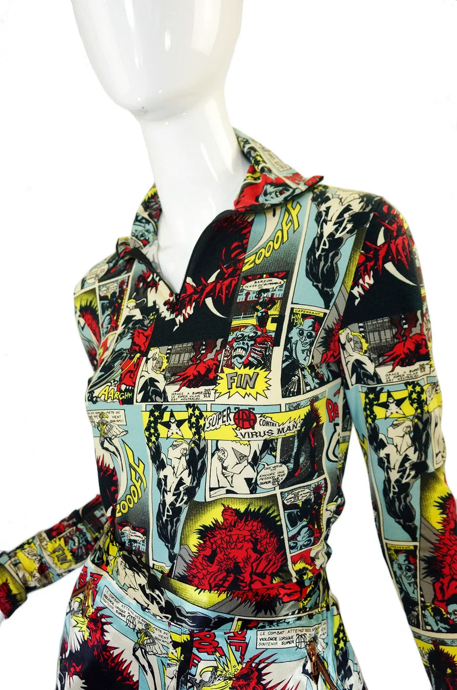 1990s JPG Cartoon Mini Skirt & Top