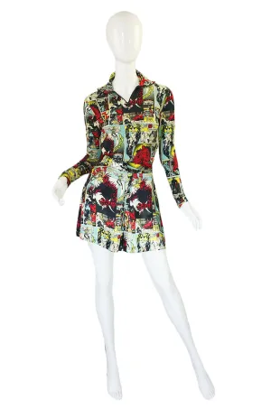 1990s JPG Cartoon Mini Skirt & Top