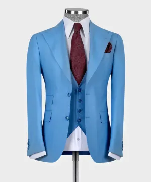 3 Piece Suit | Baby Blue