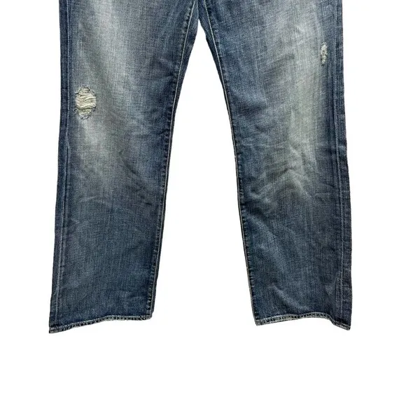 7 For All Mankind Relaxed Distressed Boot Cut Jeans Size 30