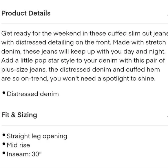 7Seven Stretch Distressed Bleach Wash Ankle Jeans
