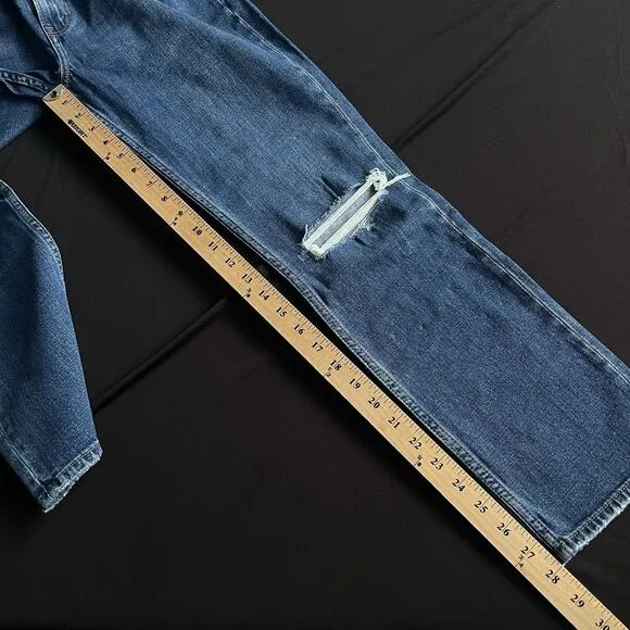 Abercrombie &amp; Fitch Women Jeans Size 25 LongAnkle Straight Ultra High Rise Curve
