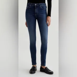 AG Adriano Goldschmied Denim Farrah High Rise Skinny Jeans Dark Wash size 26R