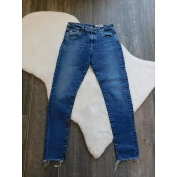AG Farrah Skinny Ankle Jeans High-Rise size 28 Excellent Condition!