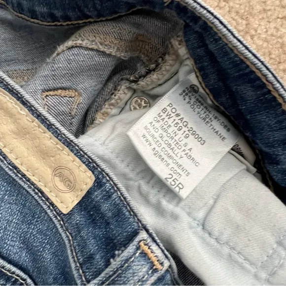 AG Jeans AG’ed Denim The Legging Ankle Super Skinny in 13 Years Destroyed Wash