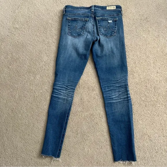 AG Jeans AG’ed Denim The Legging Ankle Super Skinny in 13 Years Destroyed Wash