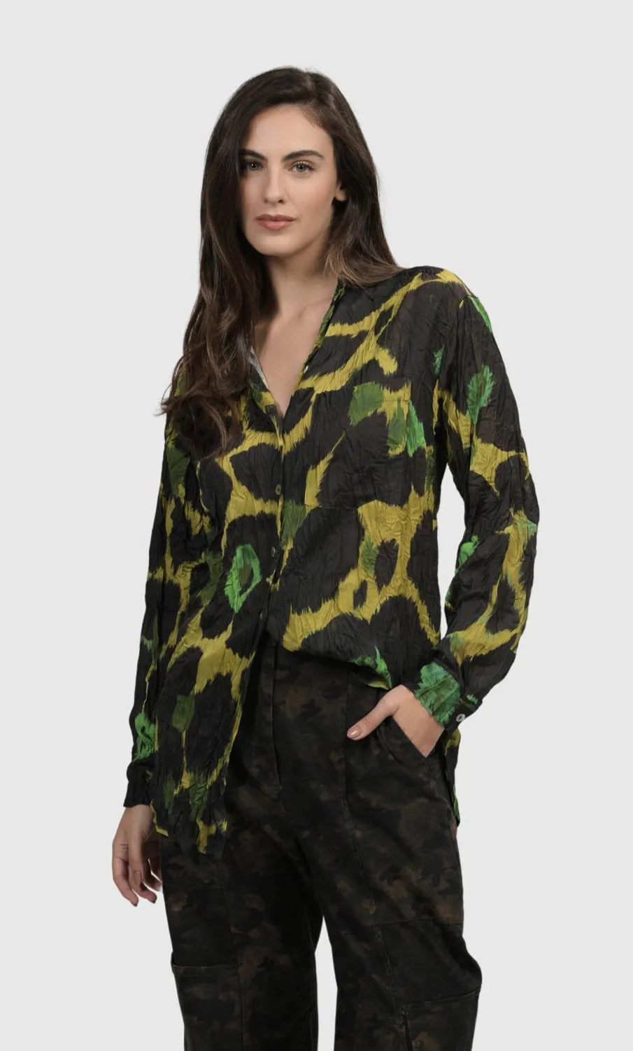 Alembika Olive Martini Emerald Shirt