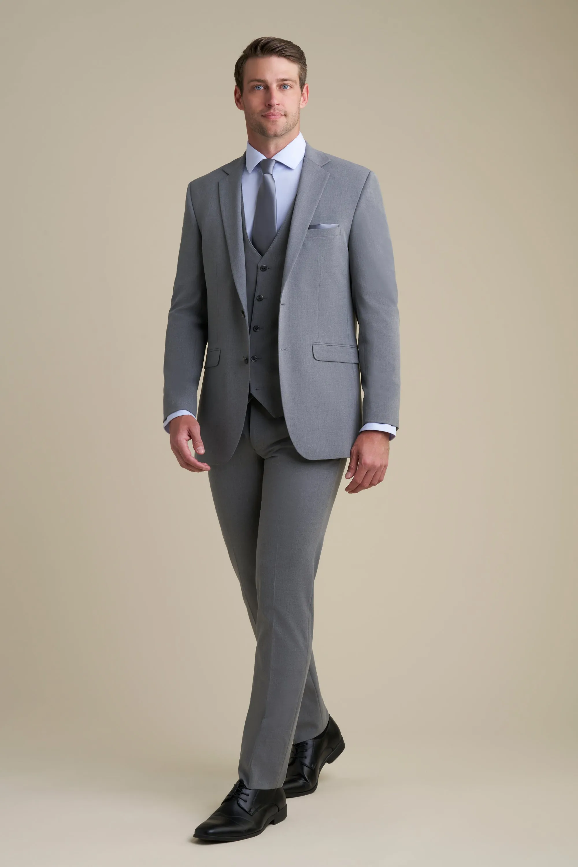 Allure Men Suit - Medium Grey