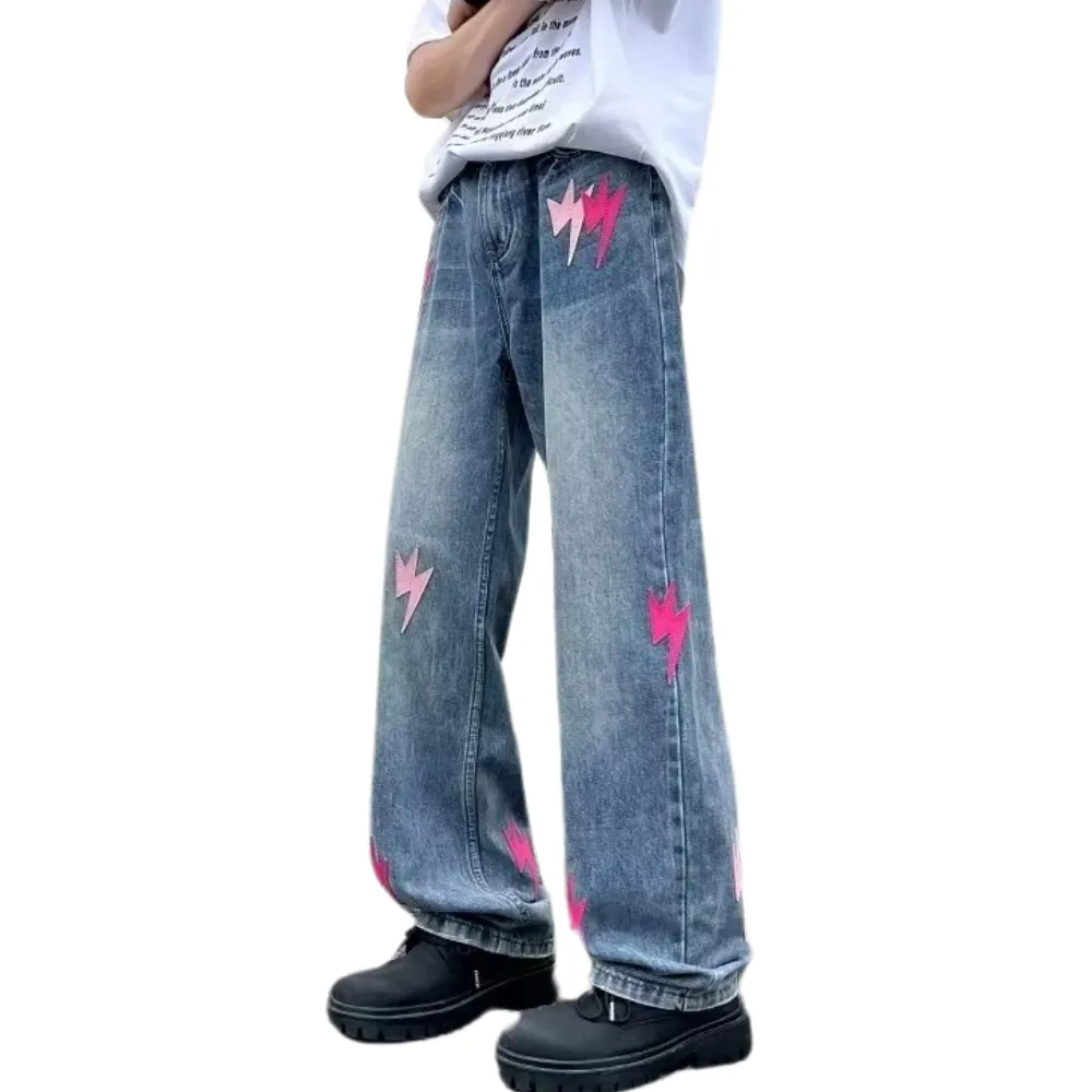 American Lightning Leather Label Jeans