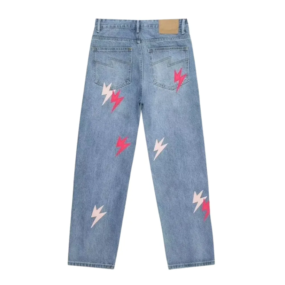 American Lightning Leather Label Jeans