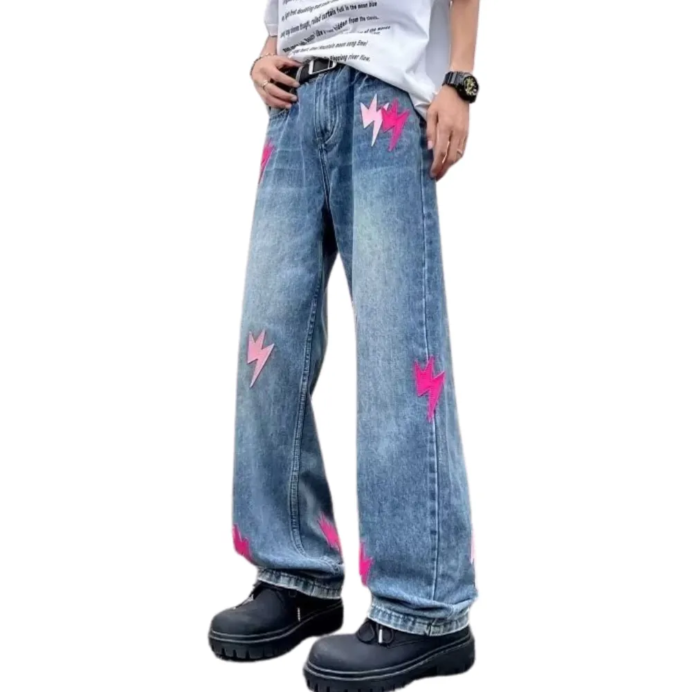 American Lightning Leather Label Jeans