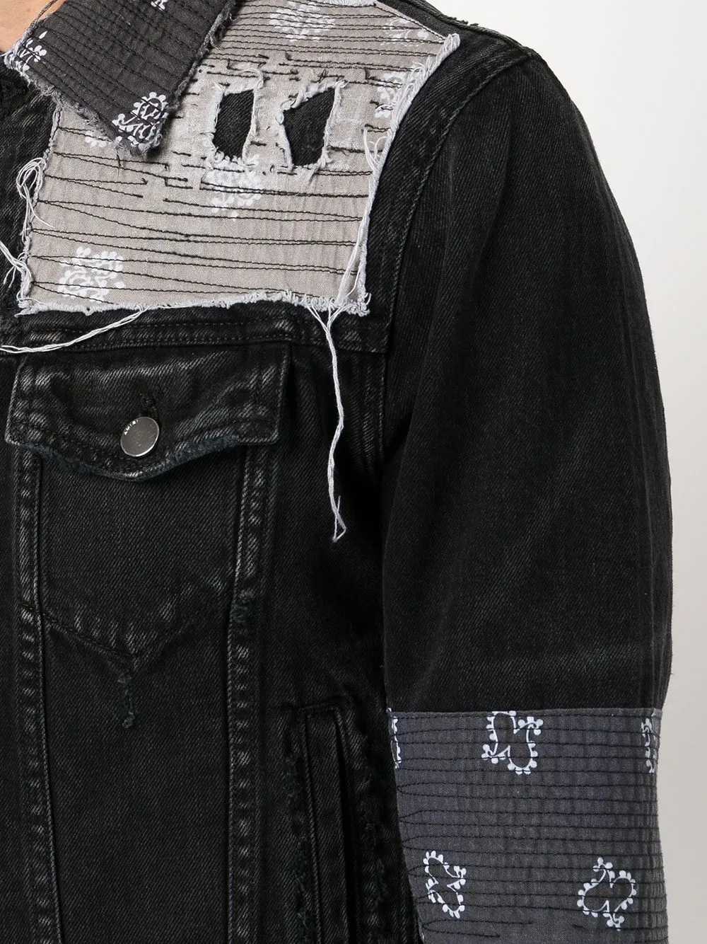 AMIRI patchwork denim jacket