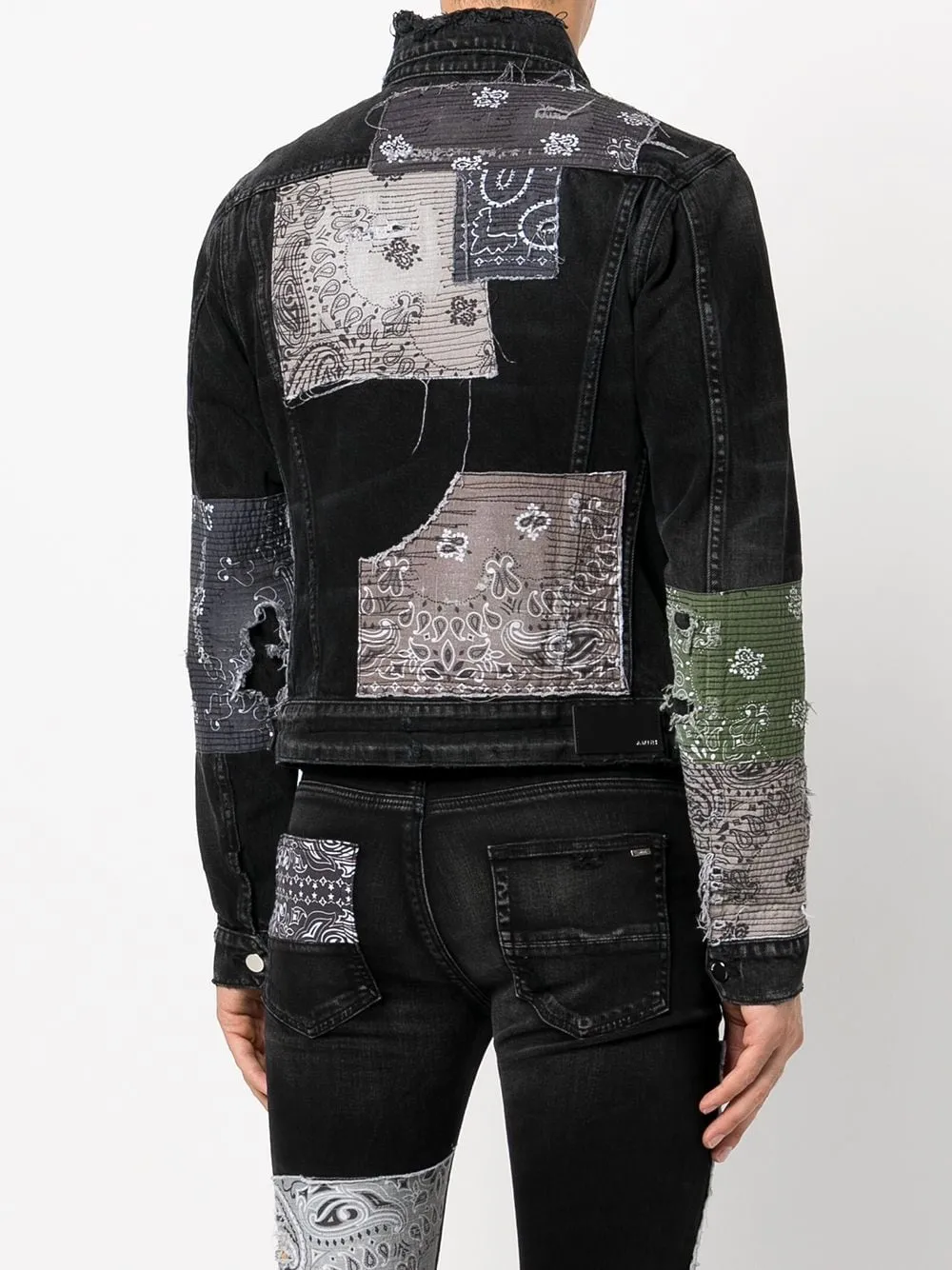 AMIRI patchwork denim jacket