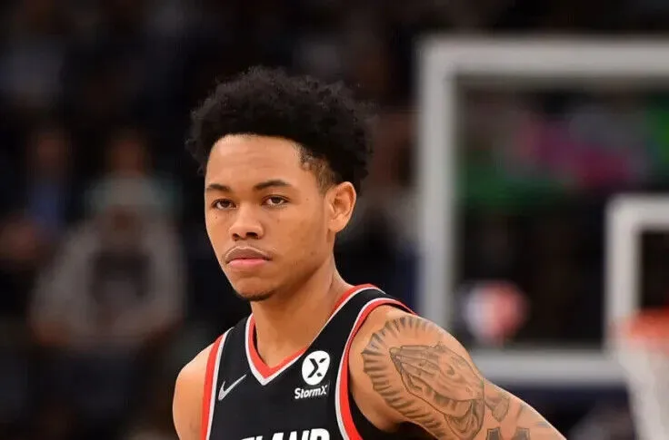 Anfernee Simons Signed Trail Blazers Jersey (PSA) Portland's 2018 1st Round Pick