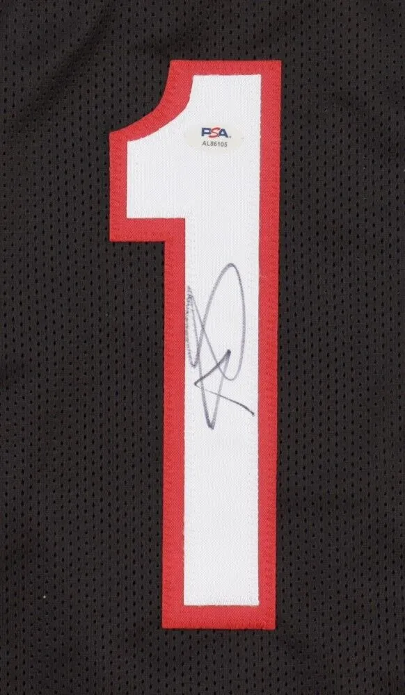 Anfernee Simons Signed Trail Blazers Jersey (PSA) Portland's 2018 1st Round Pick