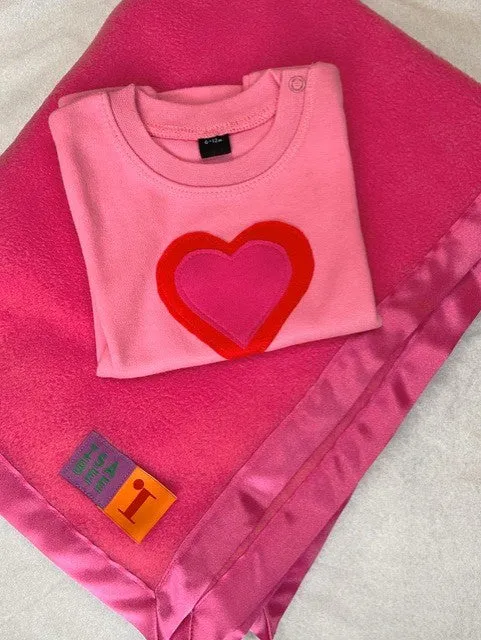 Baby Heart T-shirt - Pink