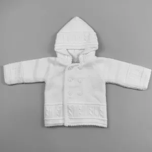 Baby Knitted Jacket - White