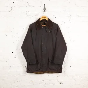 Barbour Beaufort Wax Jacket - Brown - M