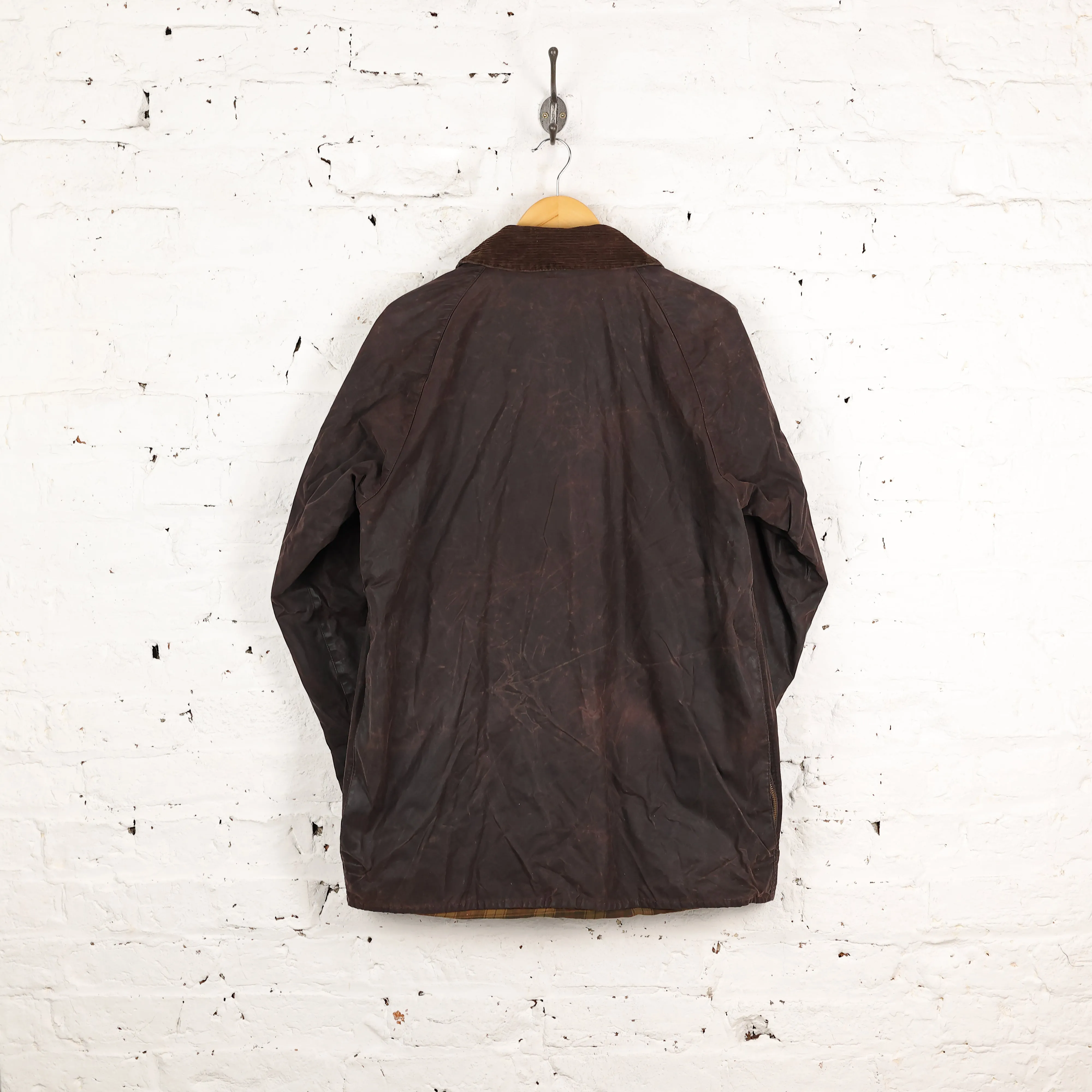 Barbour Beaufort Wax Jacket - Brown - M