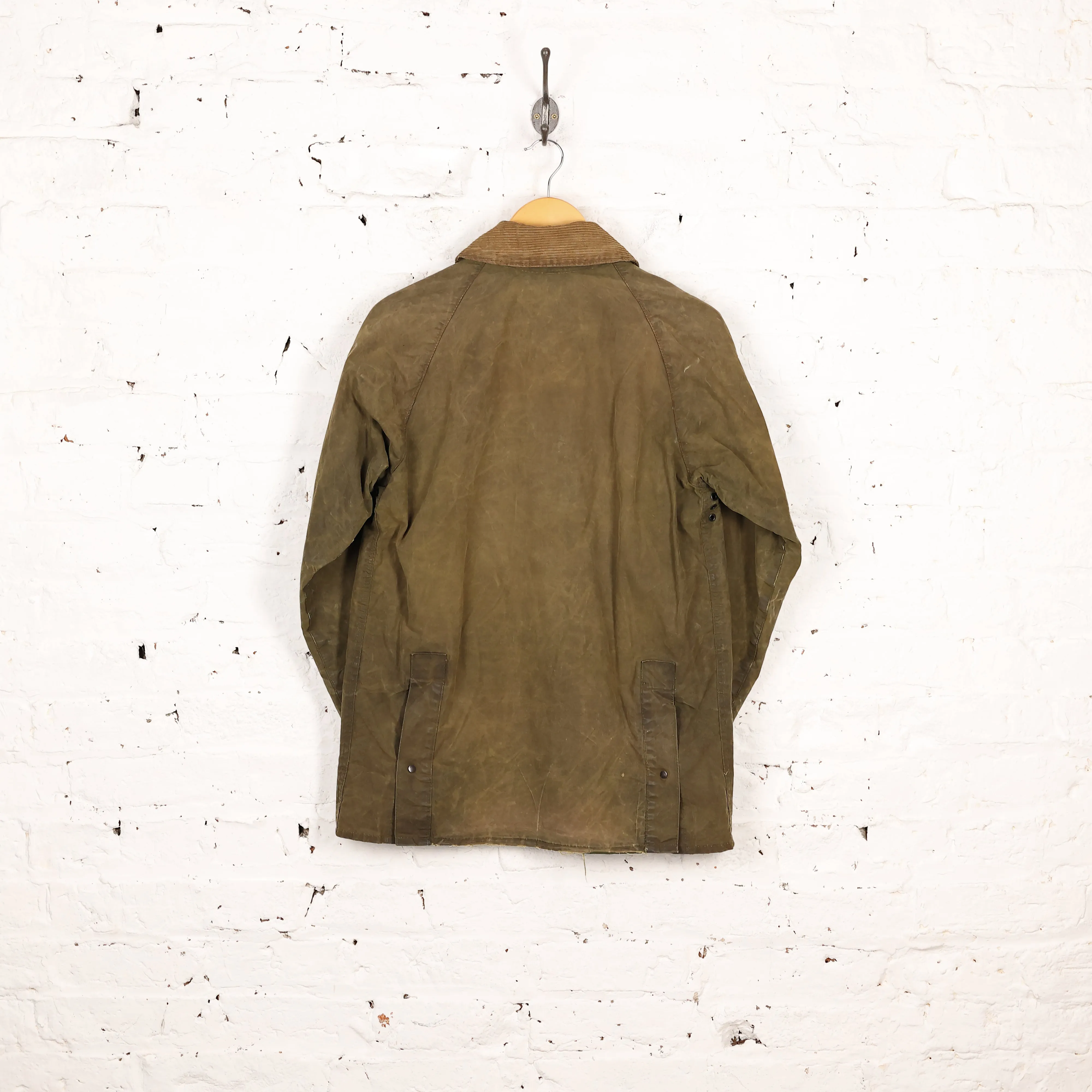 Barbour Bedale Four Pocket Wax Jacket - Green - XS
