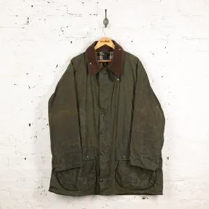 Barbour Border Wax Jacket - Green - XXXL