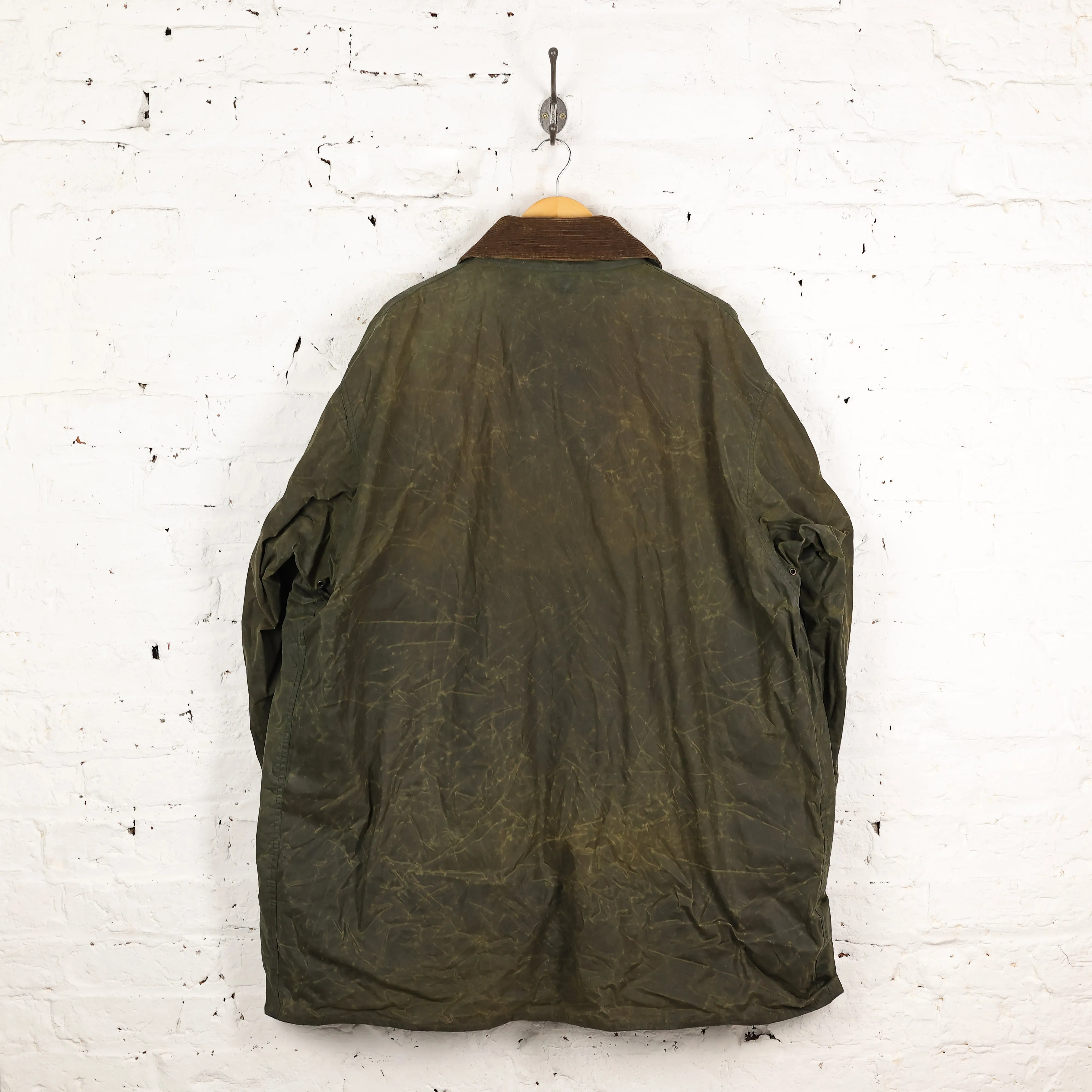 Barbour Border Wax Jacket - Green - XXXL