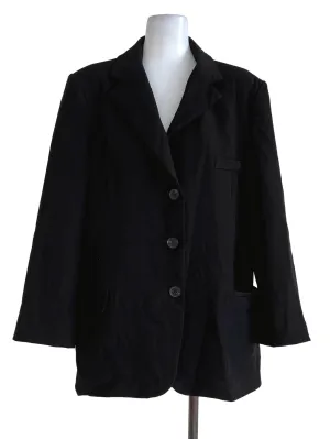 Black Plain Blazer