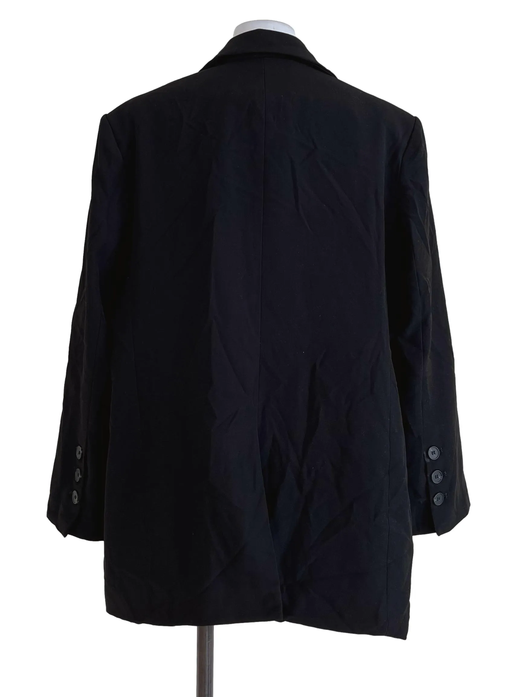Black Plain Blazer