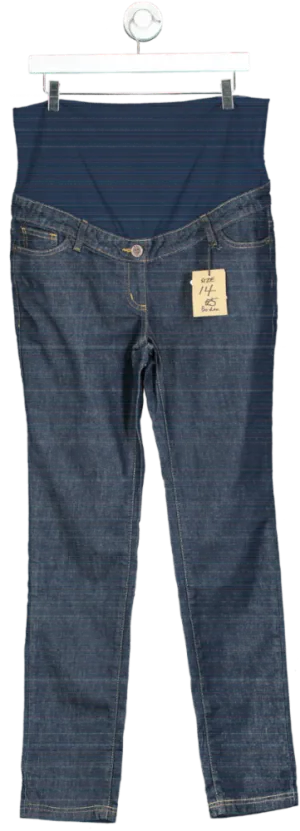 Boden Blue Maternity Skinny Jeans UK 14