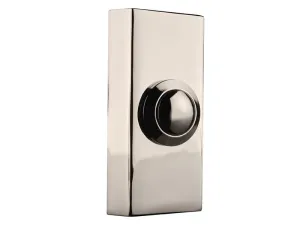 Byron 2204Bc Wired Doorbell Additional Chime Bell Push Chrome