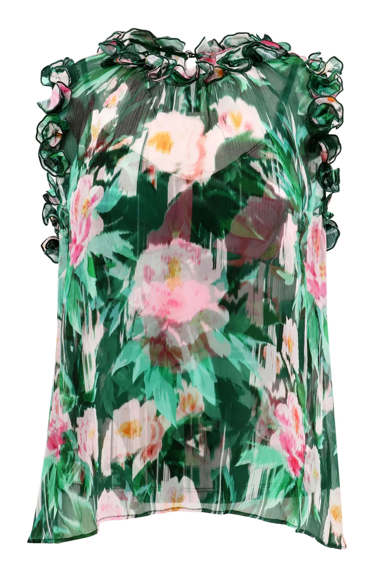 Christy Lynn Frances Top in Camellia Garden