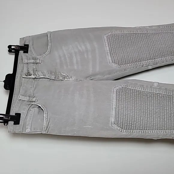 CLOSED - Jeans ~ HOLLY SKINNY MOTO MID-RISE ANKLE JEANS - Silvery SAGE GREEN