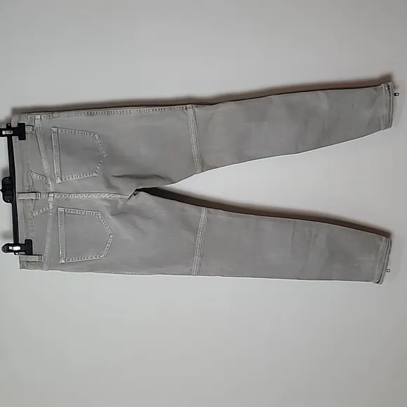 CLOSED - Jeans ~ HOLLY SKINNY MOTO MID-RISE ANKLE JEANS - Silvery SAGE GREEN