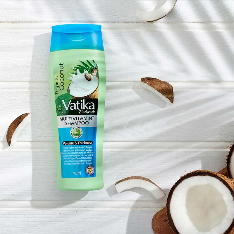 Dabur Vatika Naturals Coconut Multi Vitamin  Shampoo 400ml