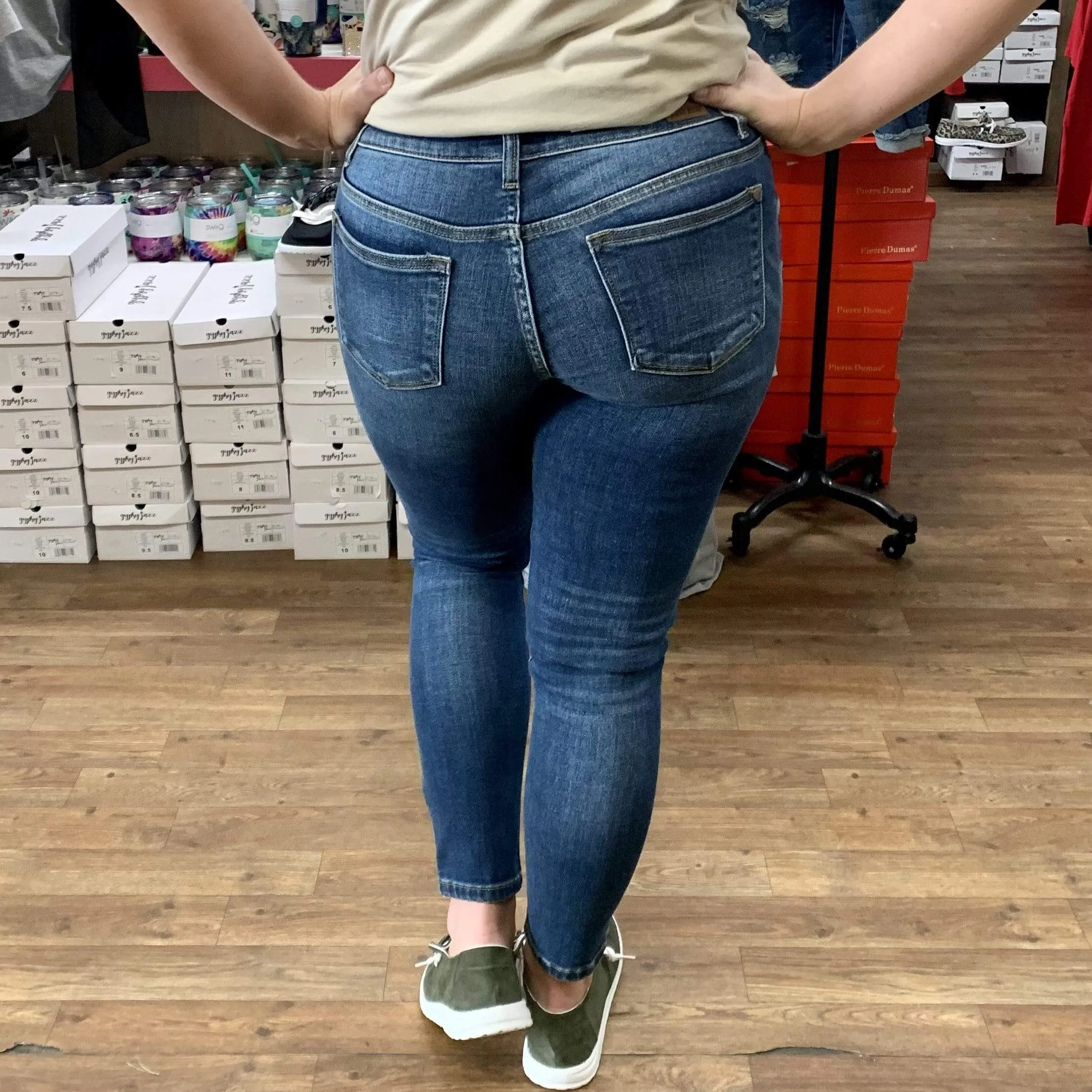 Dark Wash NONDistessed Jeans