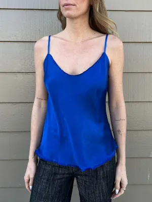 Dawn Cami Vintage Satin - Sapphire