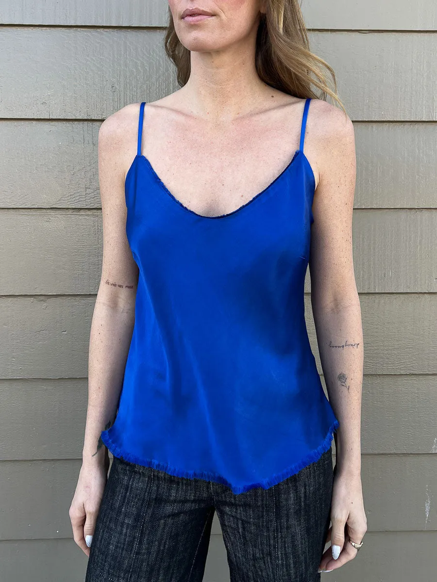 Dawn Cami Vintage Satin - Sapphire