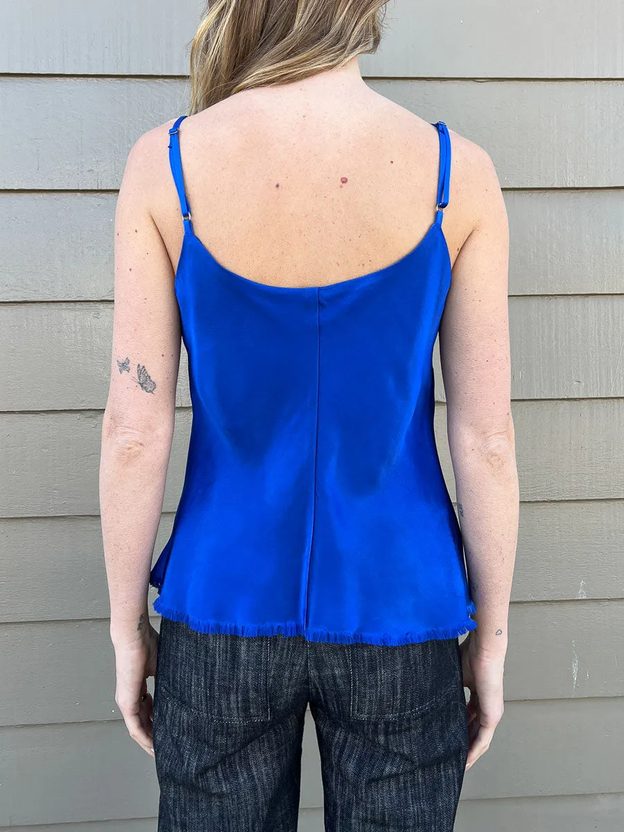 Dawn Cami Vintage Satin - Sapphire