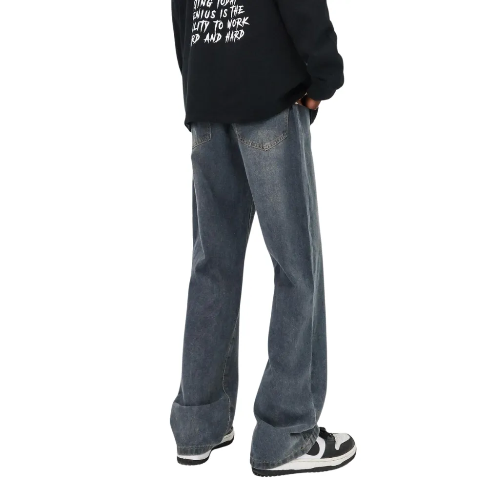 DF |Portrait Print Jeans
