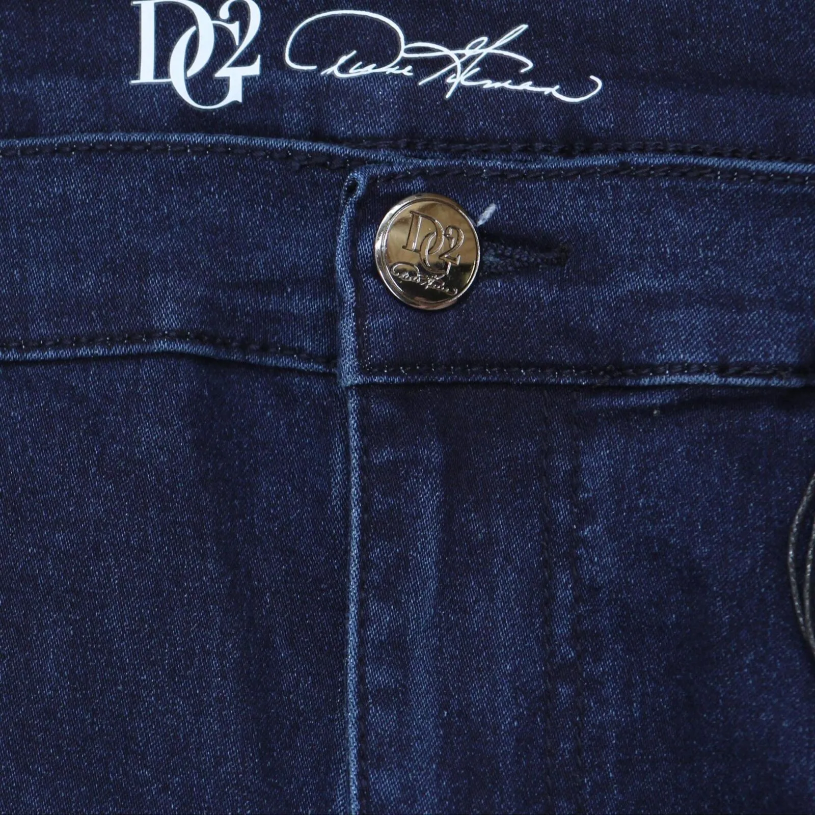 Dg2 Womens Virtual Stretch Skinny Jean 676814 Indigo Blue 16W