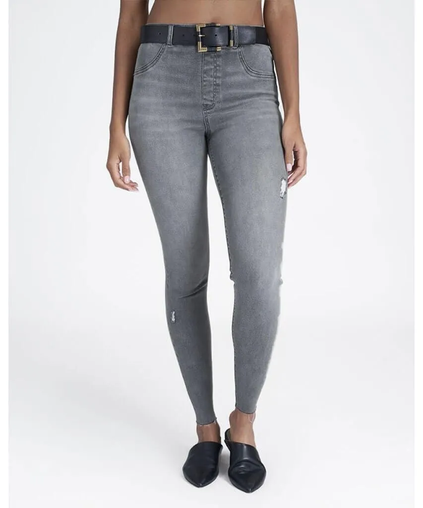 Distressed Skinny Jeans Vintage Grey