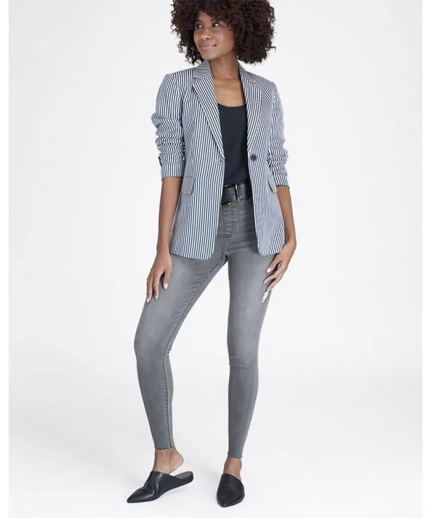 Distressed Skinny Jeans Vintage Grey