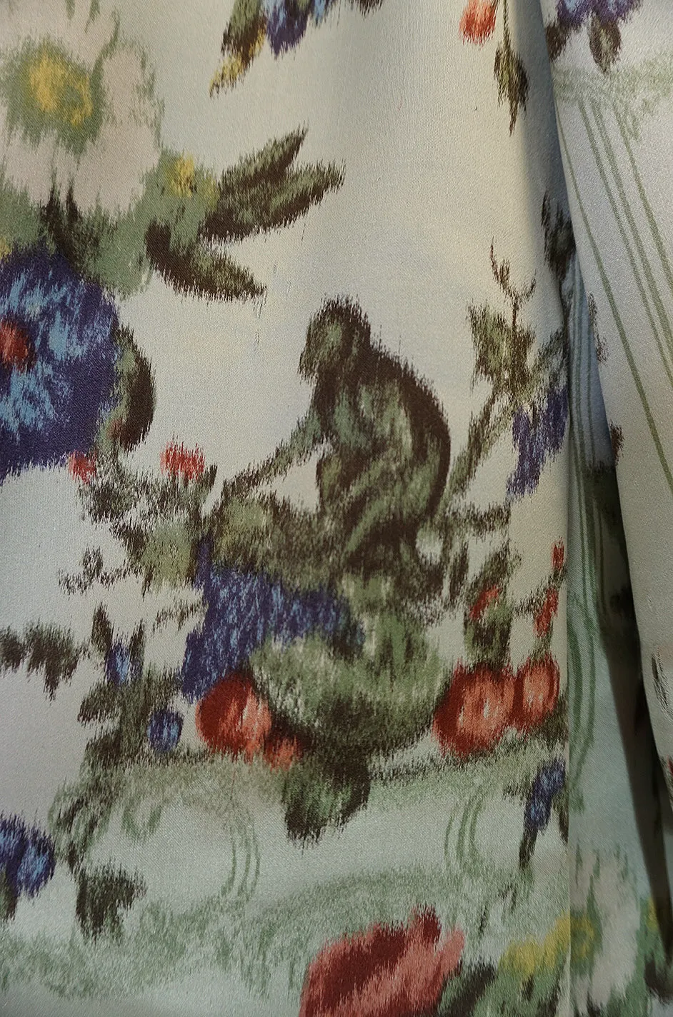 Documented 1957 Christian Dior Haute Couture Silk Monkey Print Coat