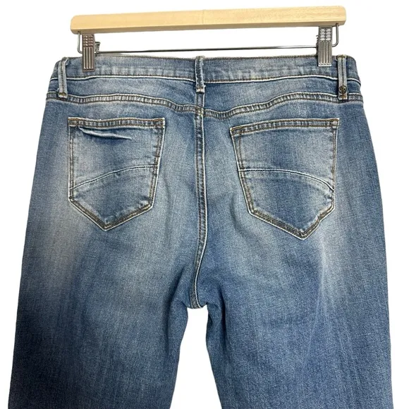Driftwood Candace Cropped Distressed Raw Hem Jeans