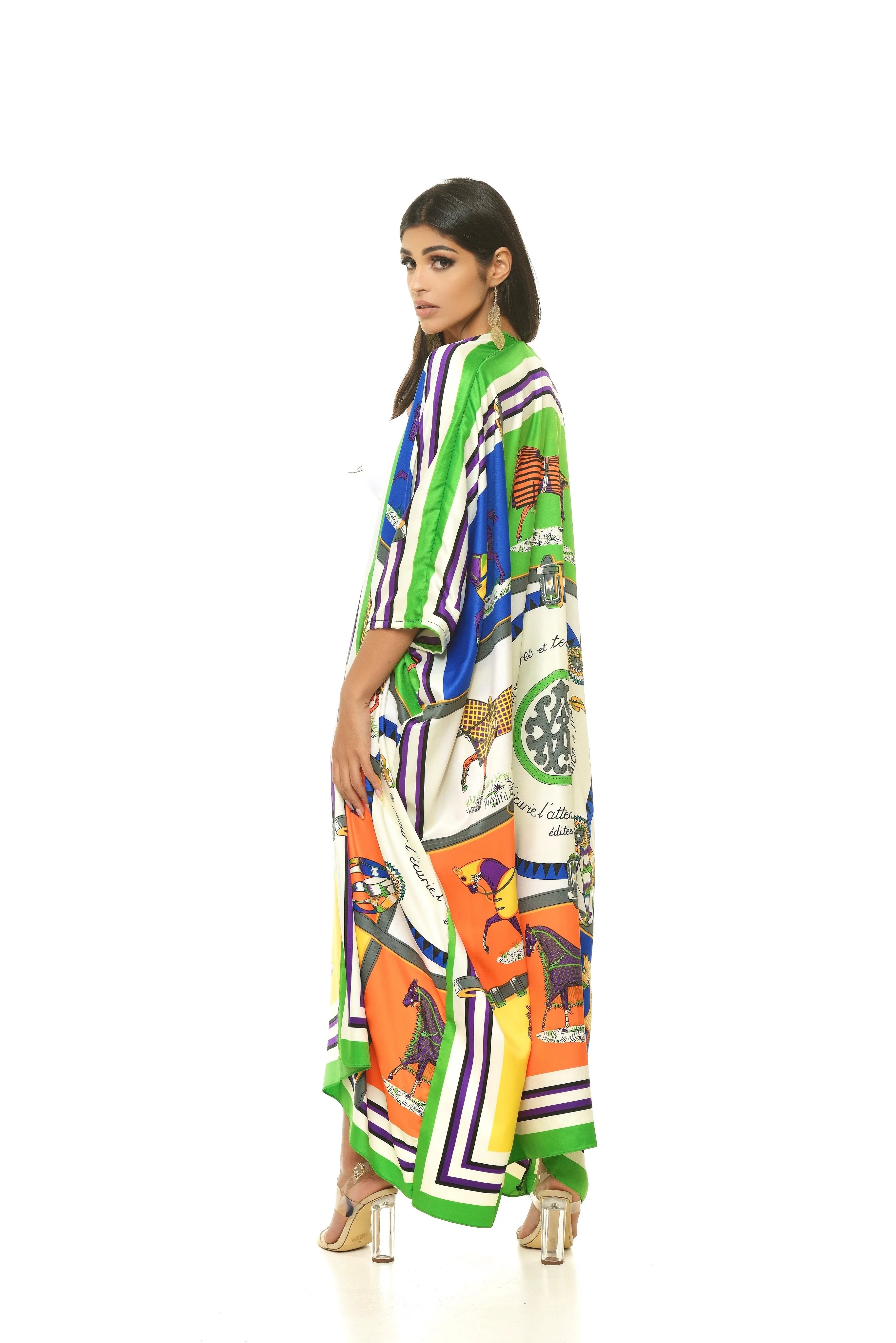 Elena Satin Kimono