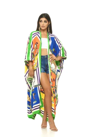 Elena Satin Kimono