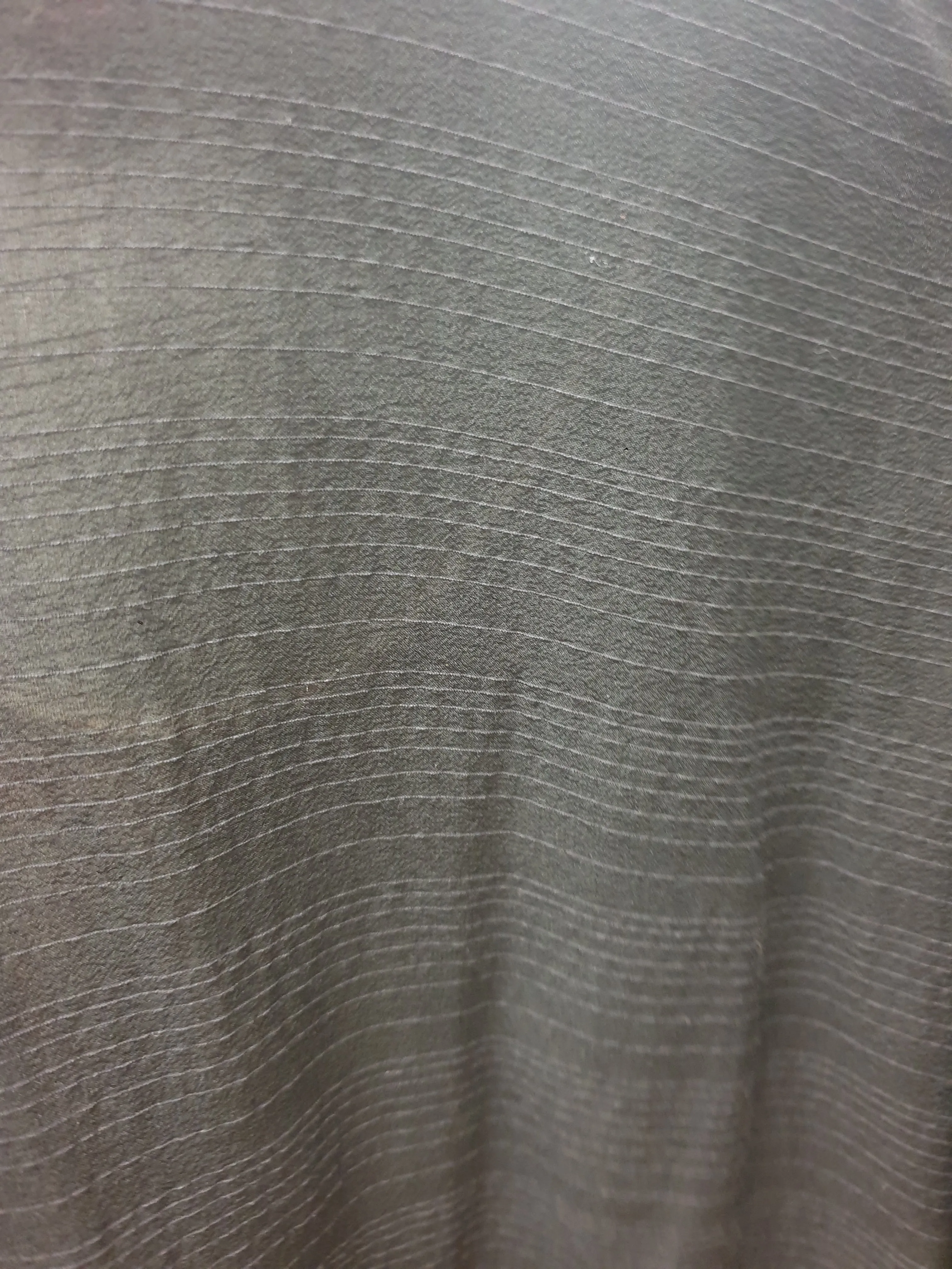 Elk black semi-sheer majority silk top with subtle horizontal stripes size XS, best fits size 6