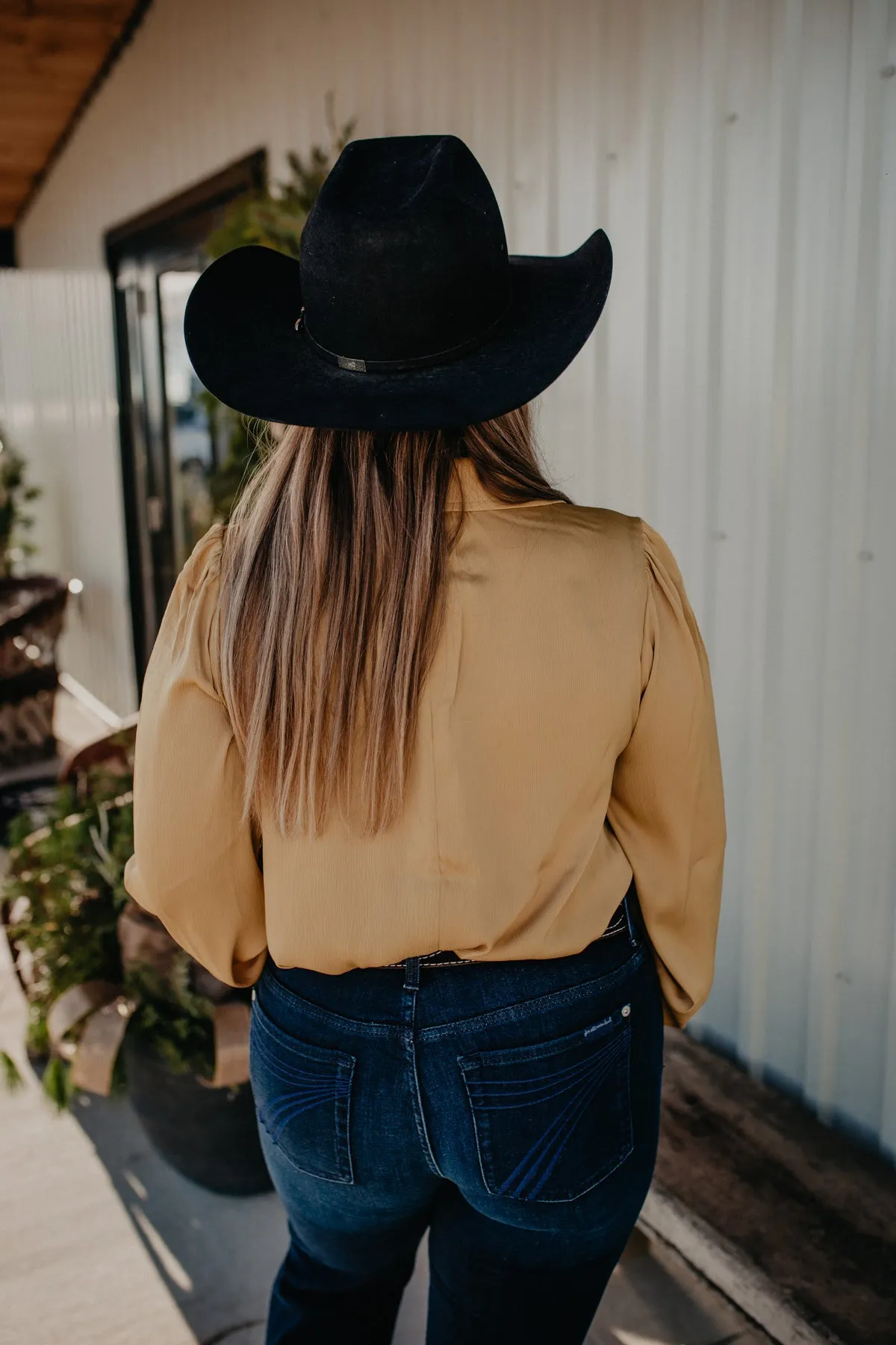 'Esme' Golden Shimmer Blouse by Ariat (S & XXL ONLY)
