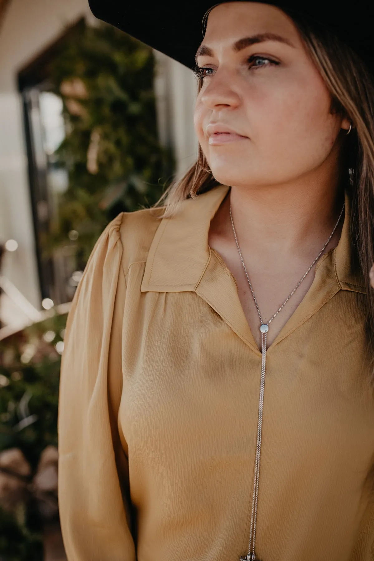 'Esme' Golden Shimmer Blouse by Ariat (S & XXL ONLY)